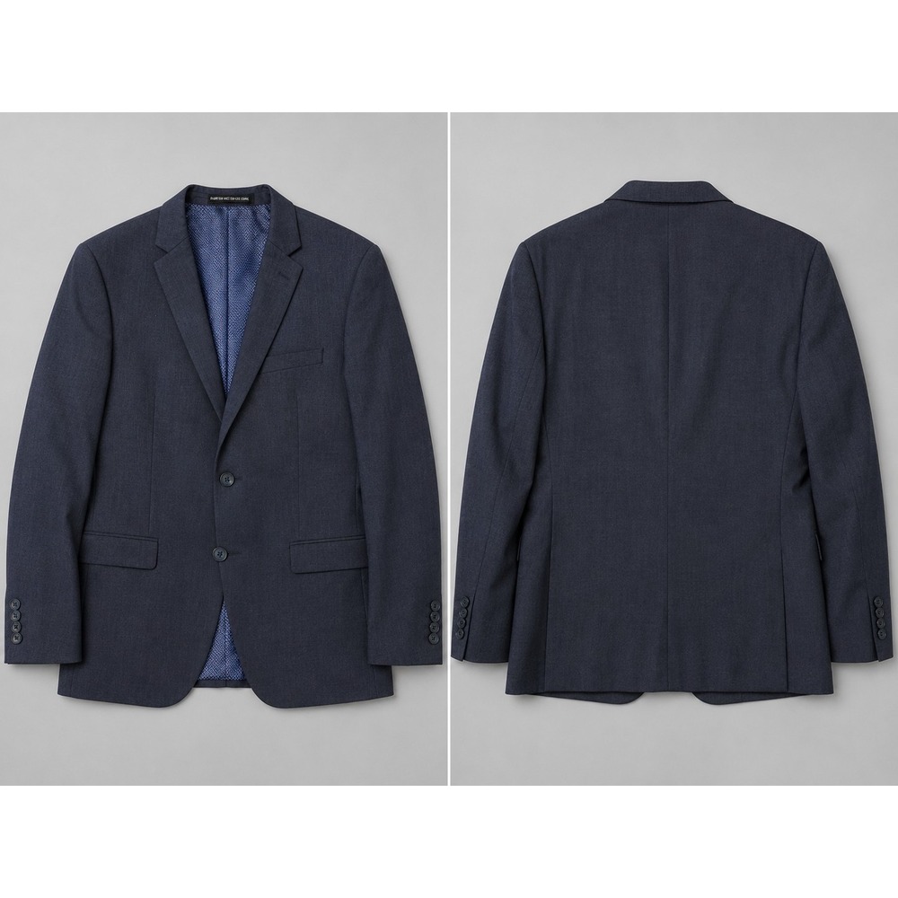 Penguin Men’s Wool Blend 2-Button Blazer Jacket NAVY • 42L
